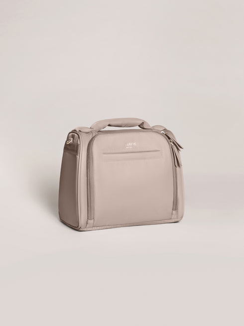 insulated-bottle-bag-taupe jujube bags at sophiasstyle.com